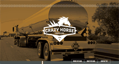 Desktop Screenshot of crazyhorsetrucking.com